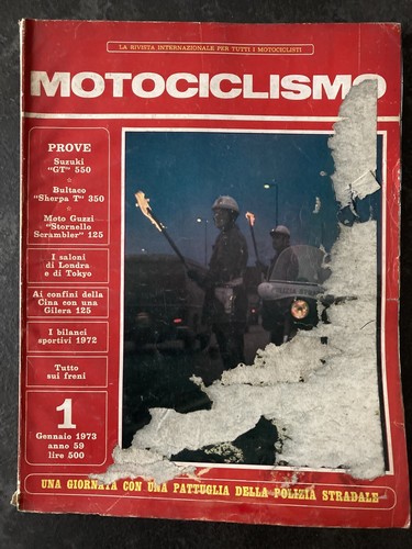 Motociclismo gennaio 1973 - motociclismo,