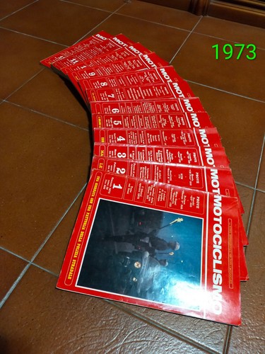 Motociclismo anno 1973 - motociclismo,